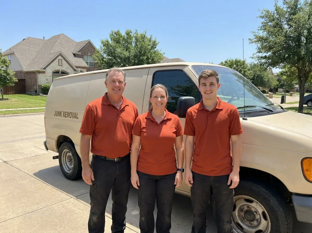 Simple Haul Junk Removal junk removal service team in McKinney, TX